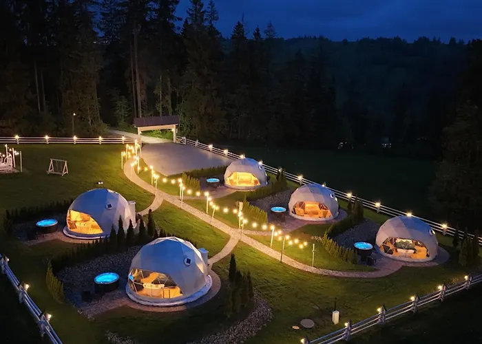 Mountain Glamp Zakopane - Jacuzzi - Widok Na Gory